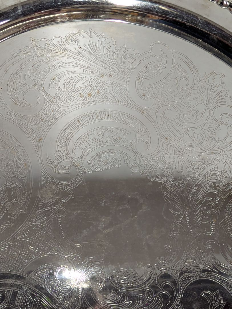 Mantles Grand Hotel Collection Silverplated Tray