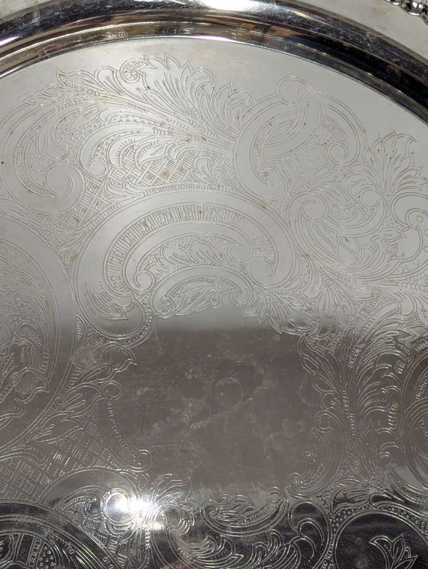 Mantles Grand Hotel Collection Silverplated Tray