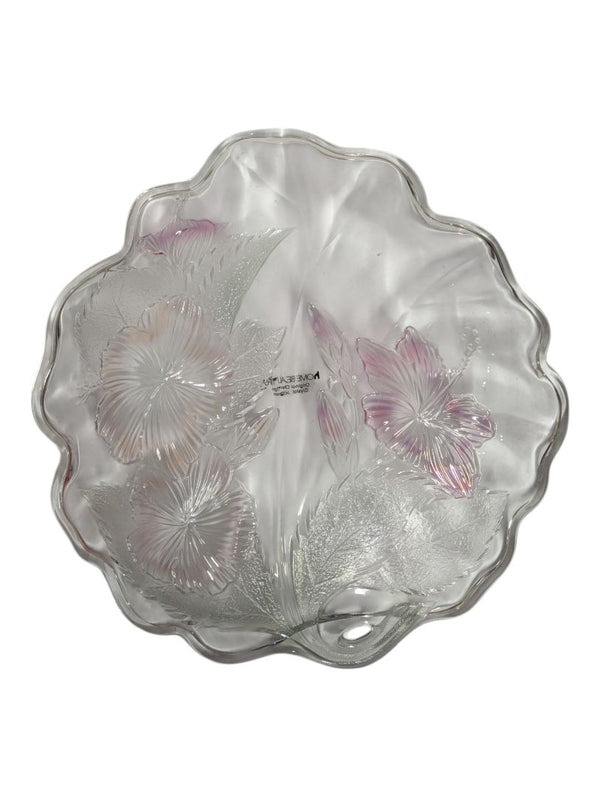 Home Beautiful “Laura” Crystal Serving Platter
