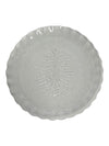 Holiday Season Glass Christmas Tree Serving Platter