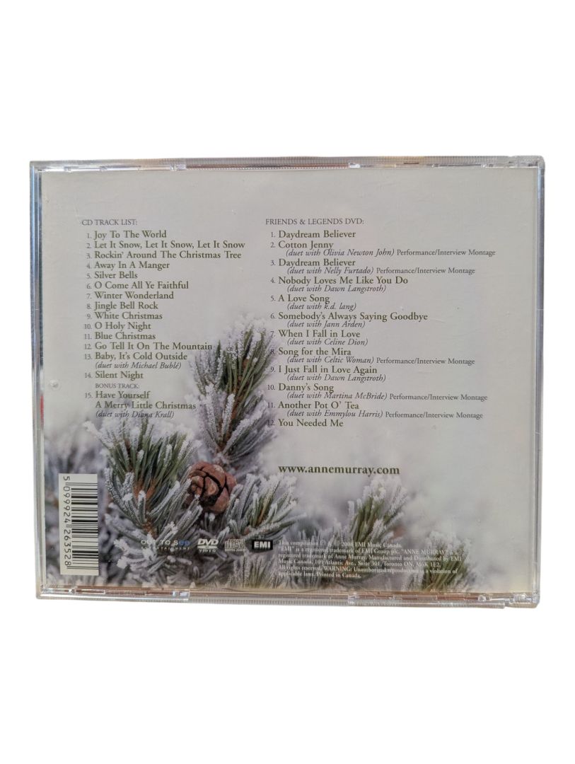Anne Murray’s Christmas Album – 2-Disc CD & DVD Set