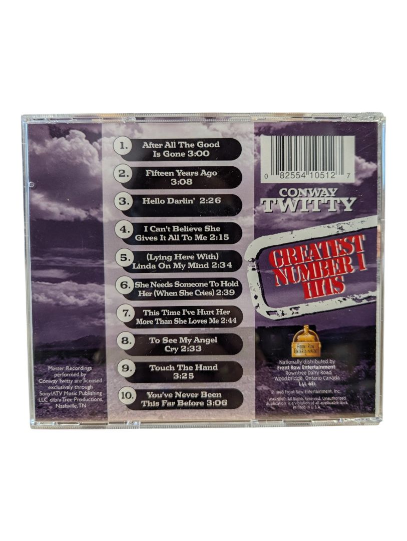 Conway Twitty – Greatest Number 1 Hits CD