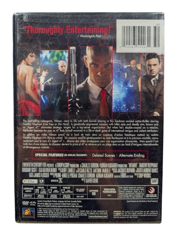 Hitman Unrated DVD – Timothy Olyphant