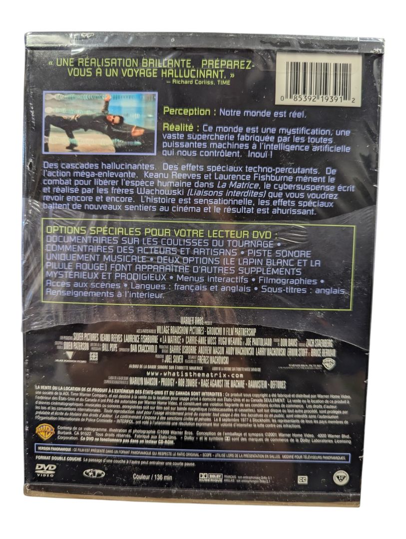 The Matrix DVD – Widescreen Edition – Sealed