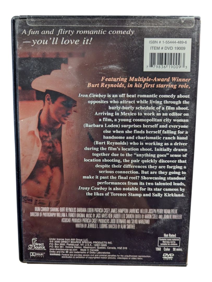 Iron Cowboy – Burt Reynolds & Barbara Loden DVD