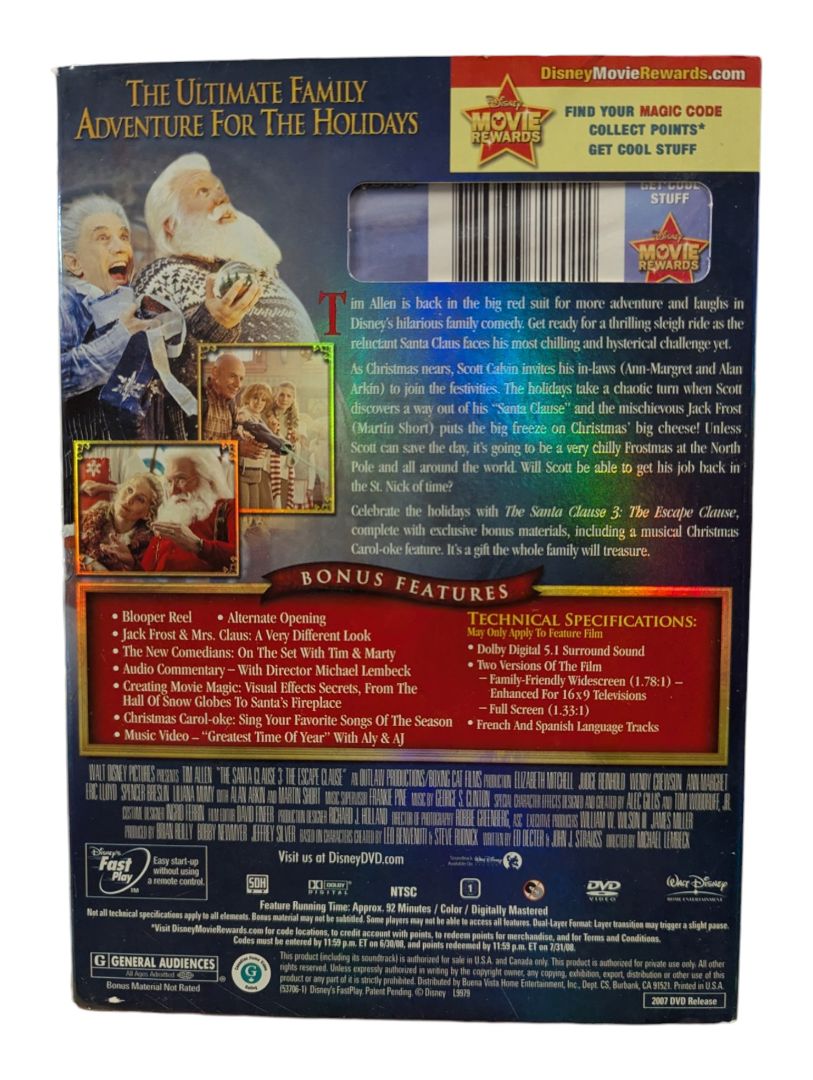 Disney The Santa Clause 3: The Escape Clause DVD