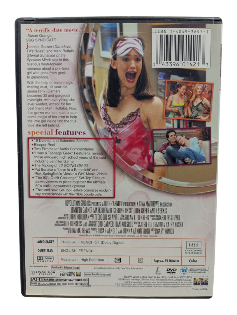 13 Going on 30 Special Edition DVD