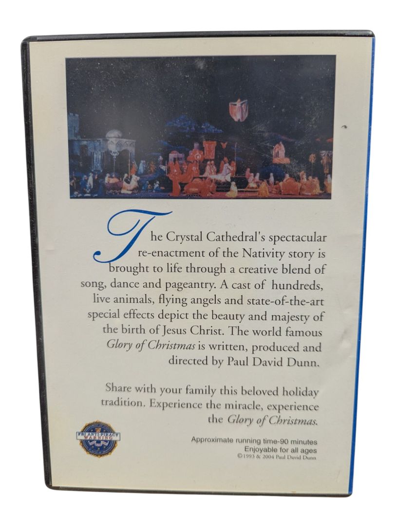 The Glory of Christmas in the Crystal Cathedral DVD