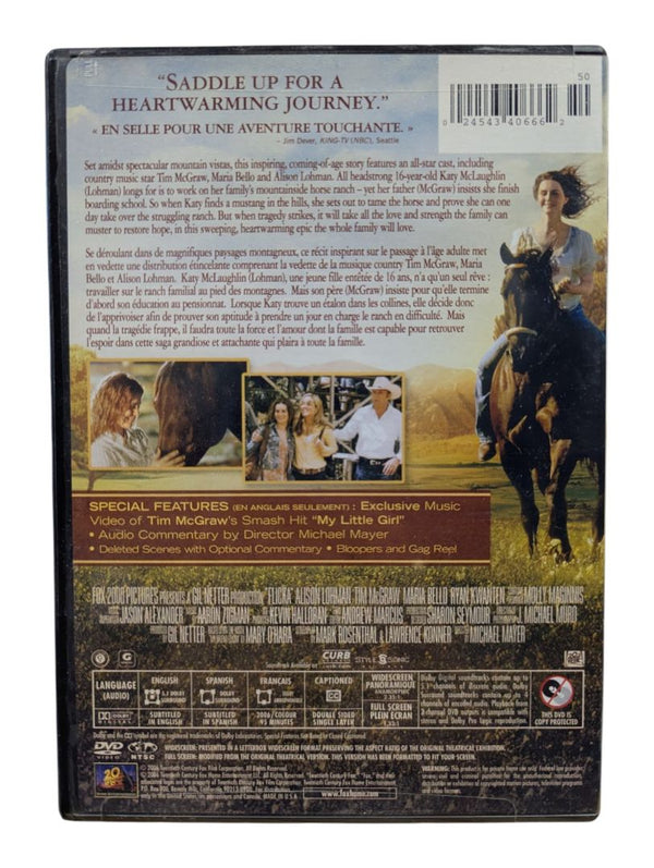 Flicka DVD – Alison Lohman, Tim McGraw & Maria Bello