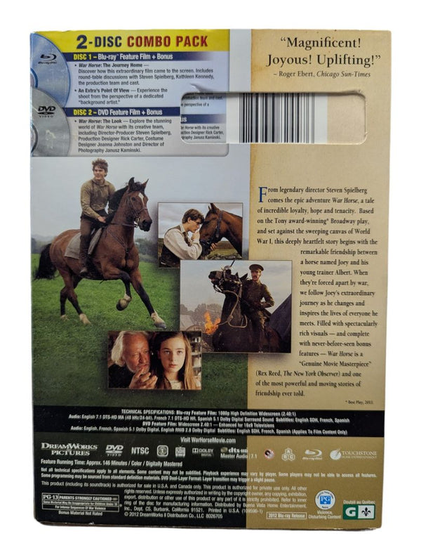 War Horse – DVD + Blu-ray 2-Disc Combo Pack