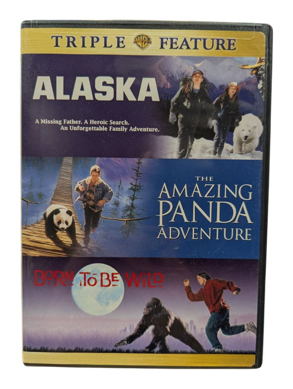 Warner Bros. Triple Feature – Alaska / The Amazing Panda Adventure / Born to Be Wild DVD