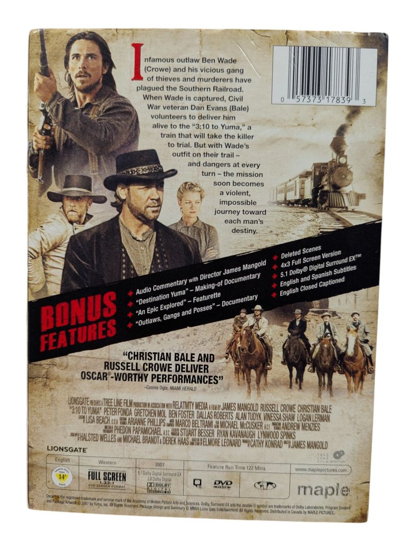3:10 to Yuma – Full Screen DVD