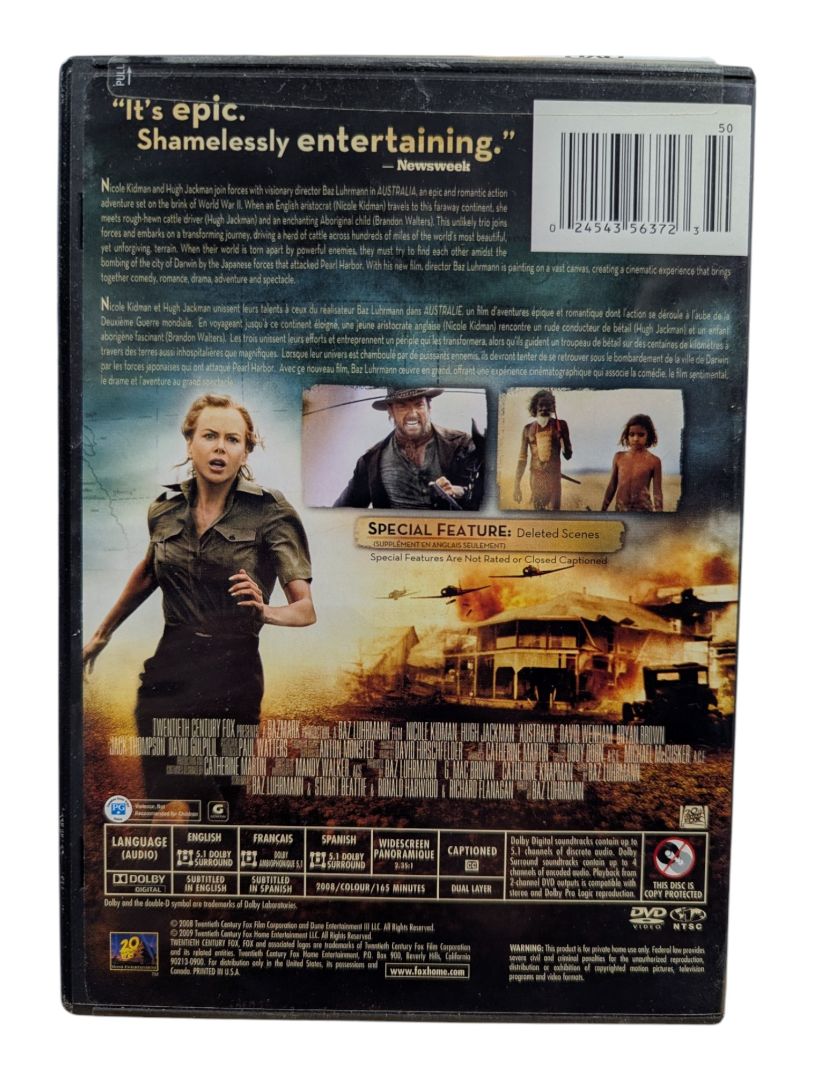 Australia – Nicole Kidman & Hugh Jackman DVD