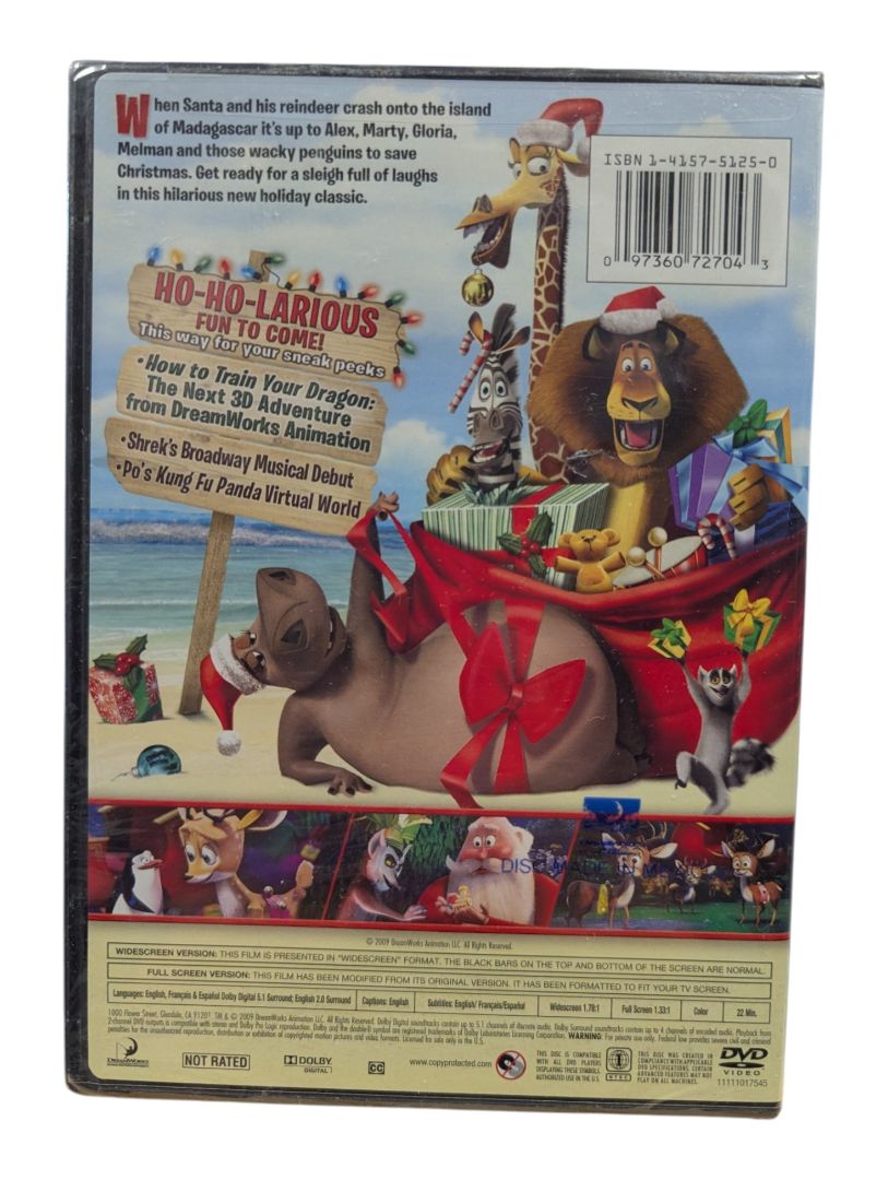 Merry Madagascar DVD – DreamWorks Holiday Special