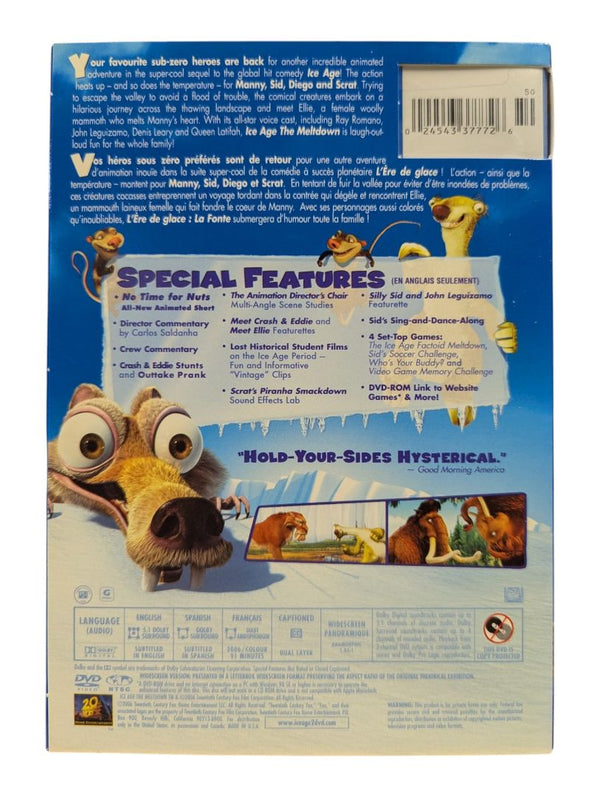 Ice Age: The Meltdown Widescreen Edition DVD