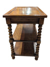 Traditional Barley Twist Two-Tier Side Table