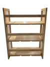 Folding Wooden 3-Tier Display Shelf