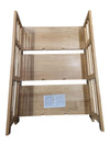 Folding Wooden 3-Tier Display Shelf