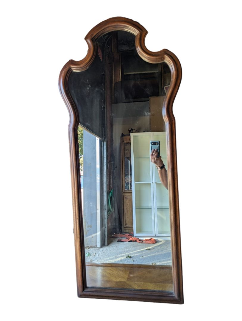 Ethan Allen Traditional Wood-Framed Wall Mirror