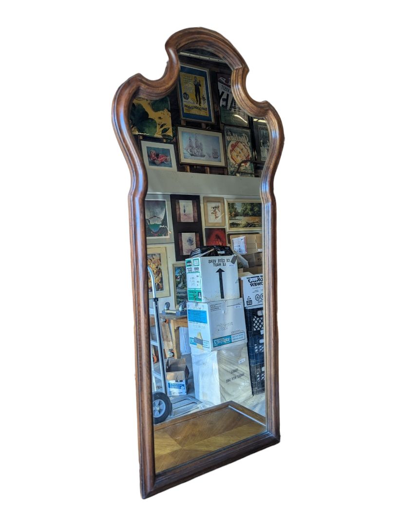 Ethan Allen Traditional Wood-Framed Wall Mirror