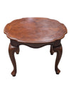 Traditional Queen Anne Style Wood Side Table