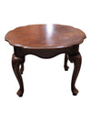 Traditional Queen Anne Style Wood Side Table