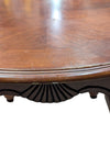 Traditional Queen Anne Style Wood Side Table