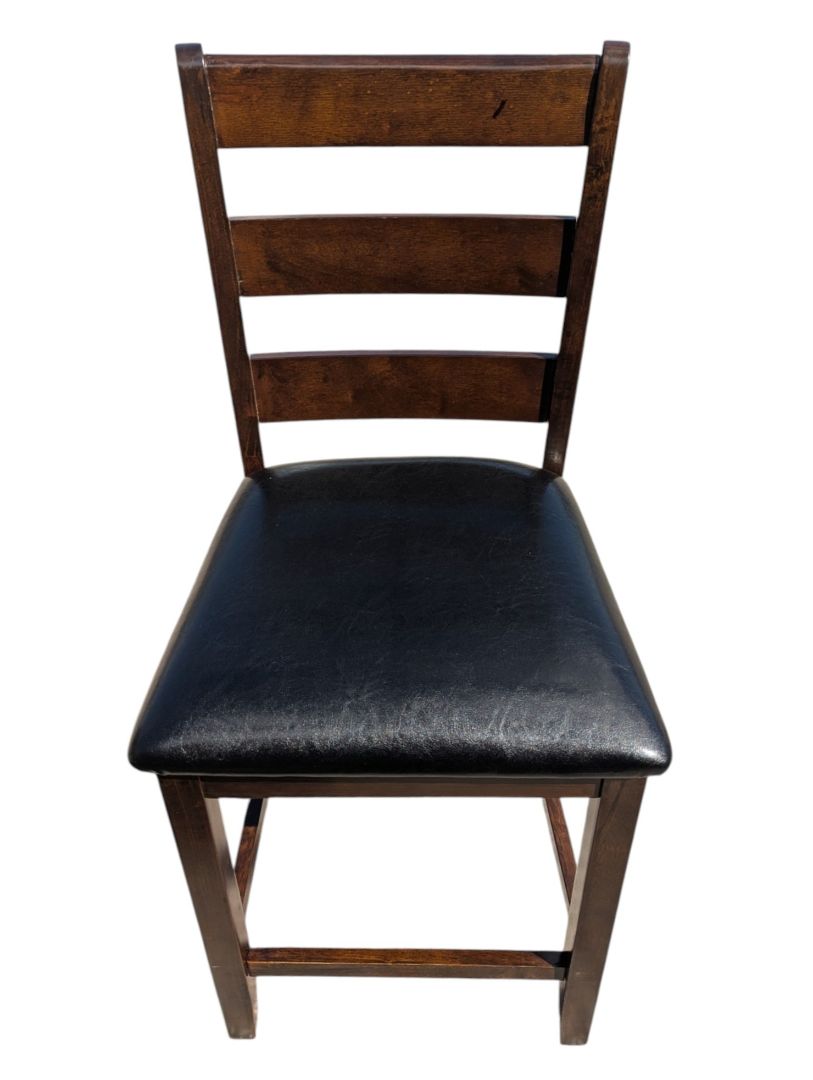 Counter-Height Extendable Dining Table with 6 Chairs