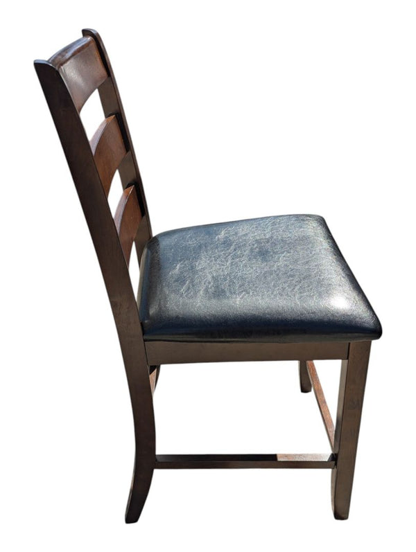 Counter-Height Extendable Dining Table with 6 Chairs