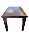 Counter-Height Extendable Dining Table with 6 Chairs