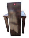 Counter-Height Extendable Dining Table with 6 Chairs
