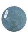 Round Green Stone-Top Barley Twist Pedestal Table