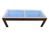 Oak & Glass Rectangular Coffee Table