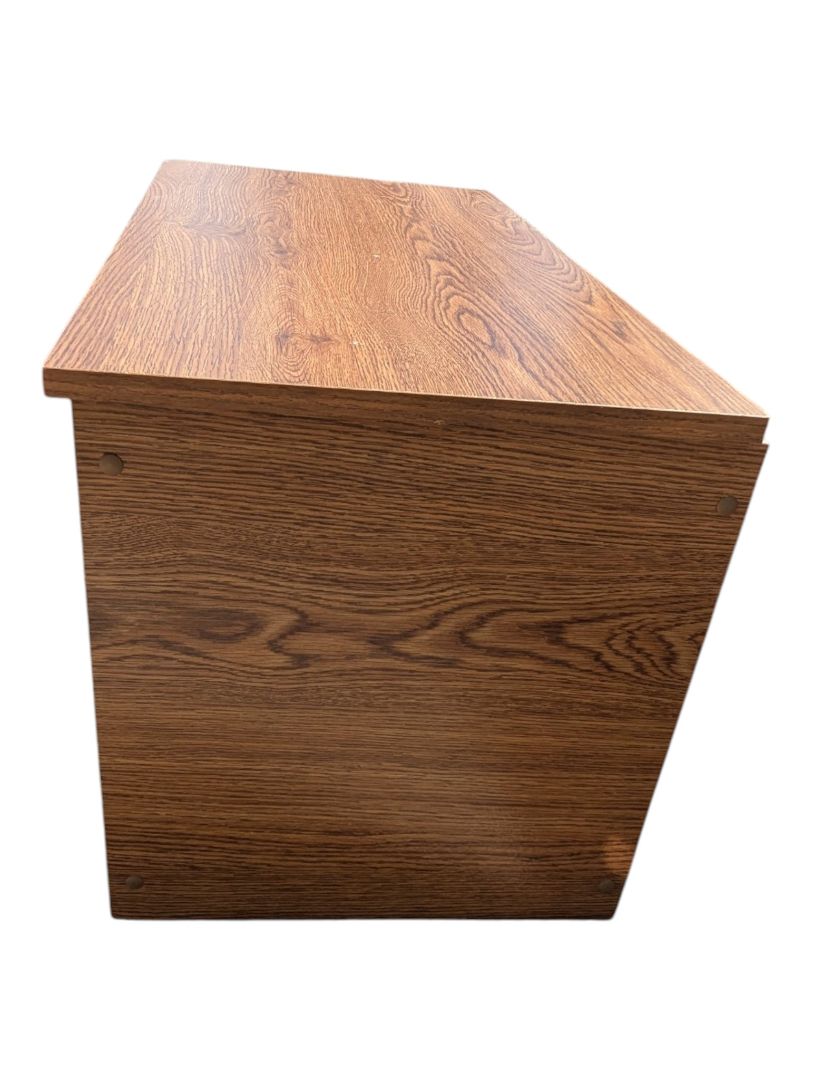 Wood-Look Storage Chest