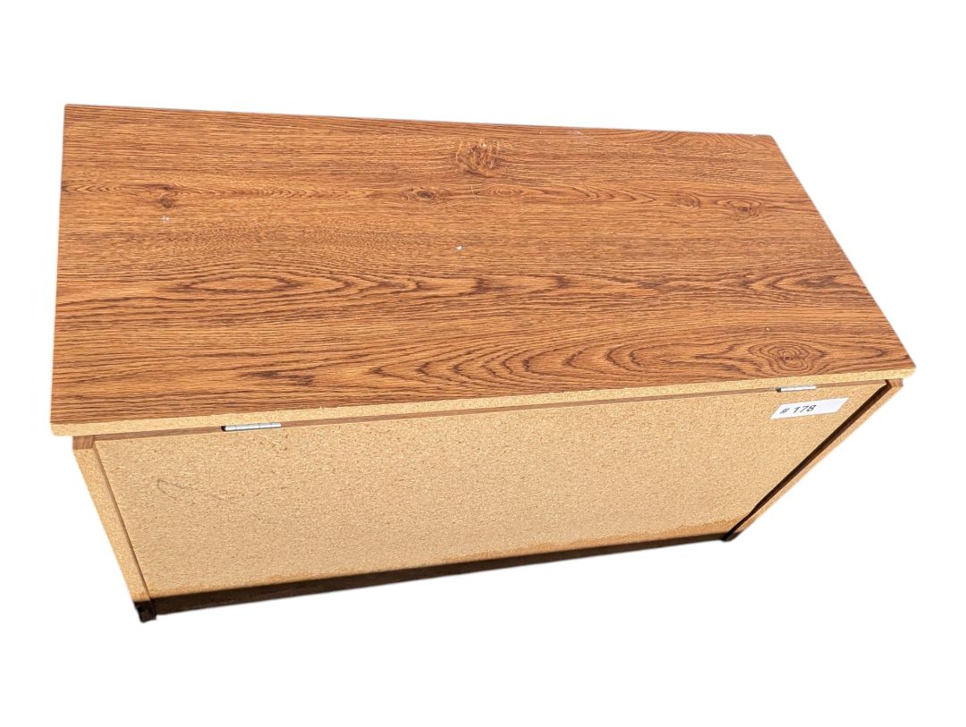 Wood-Look Storage Chest