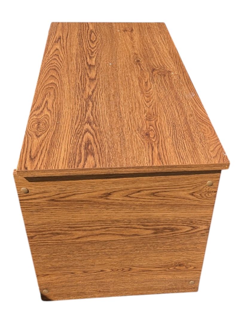 Wood-Look Storage Chest