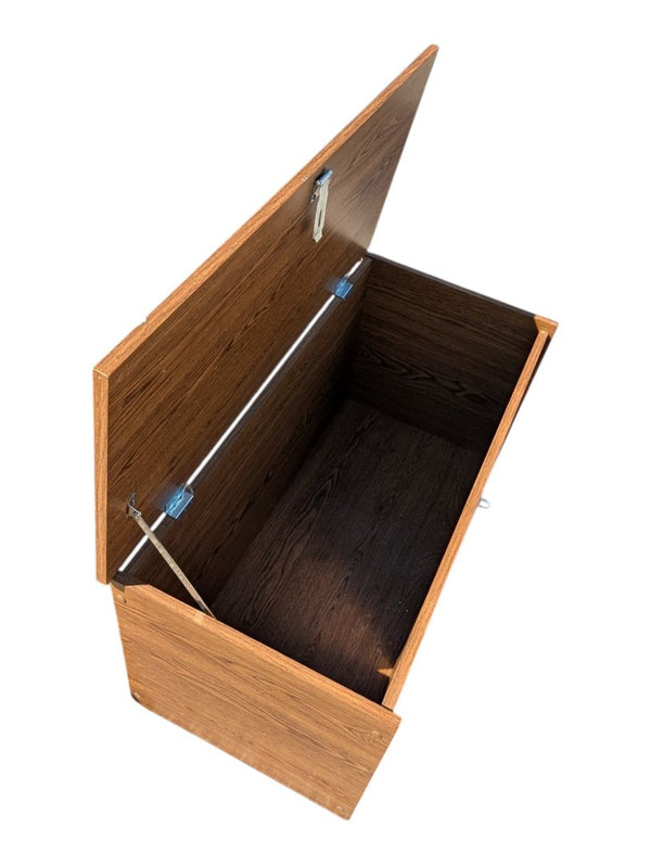 Wood-Look Storage Chest