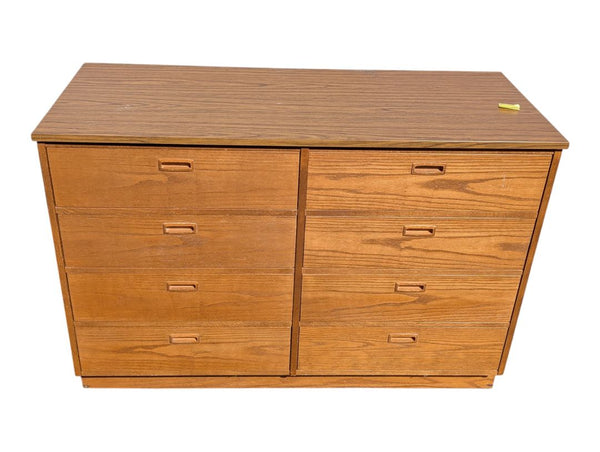 Vintage 8-Drawer Wood-Look Dresser