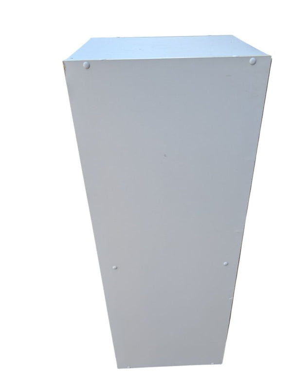 White Narrow 4-Tier Open Bookcase