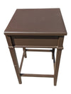 Pair of Graduated Wood Accent Tables with Drawers