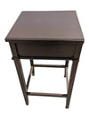 Pair of Graduated Wood Accent Tables with Drawers