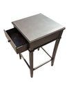 Pair of Graduated Wood Accent Tables with Drawers