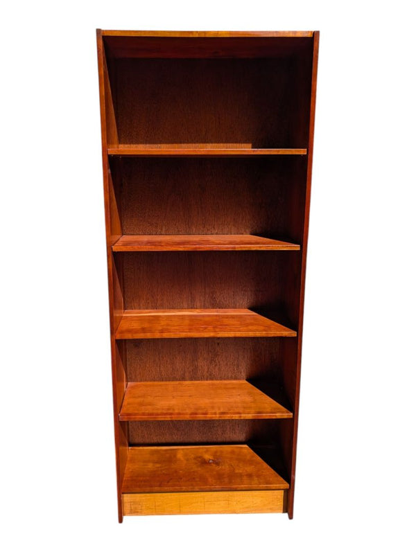 Tall Open Wood Bookcase