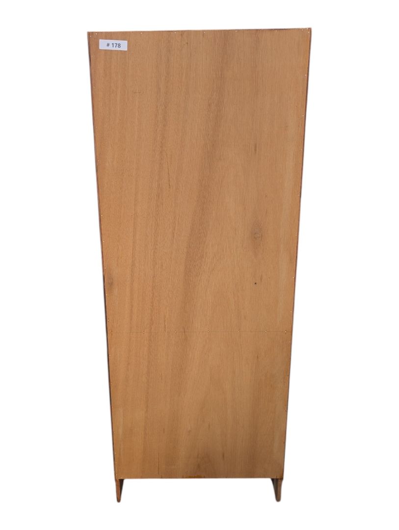 Tall Open Wood Bookcase