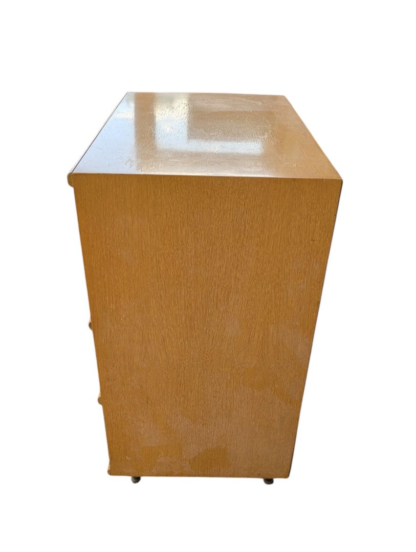 Vintage Open Shelf Storage Cabinet