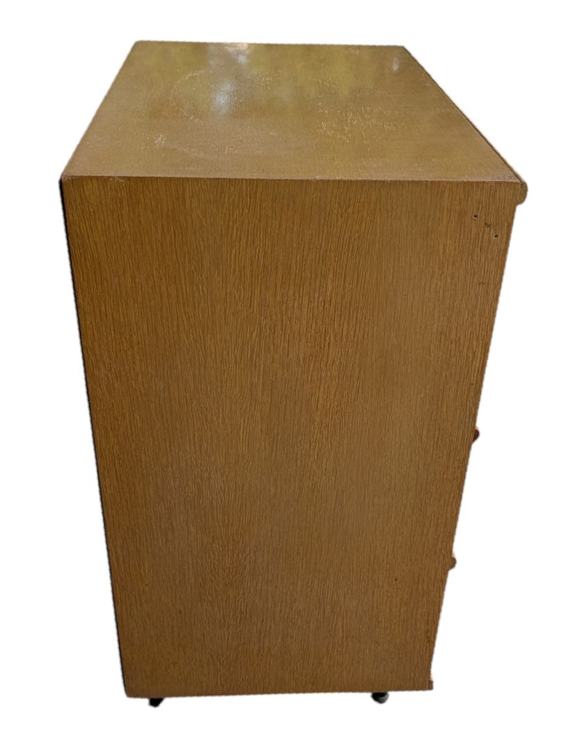 Vintage Open Shelf Storage Cabinet