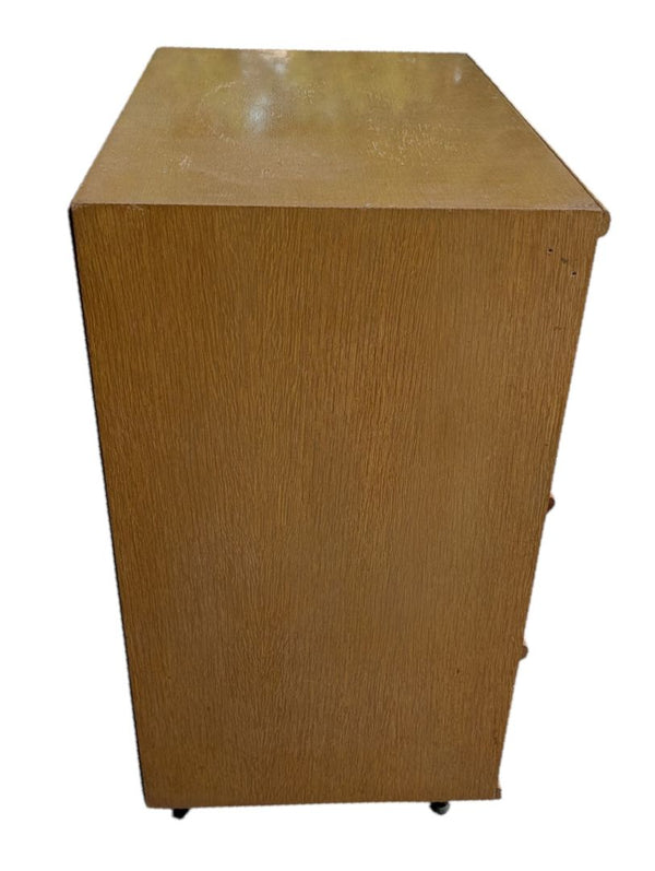 Vintage Open Shelf Storage Cabinet