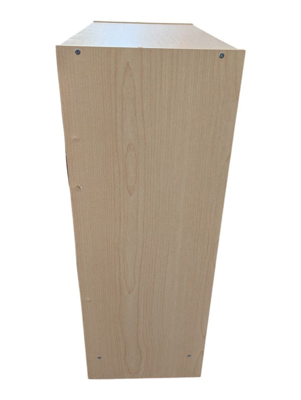 Light Woodgrain Two-Door Storage Cabinet