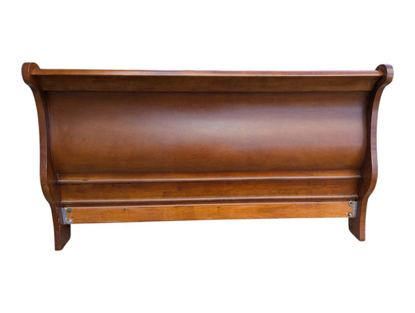 Queen Size Wood Sleigh Bed Frame
