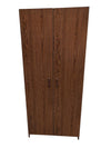Tall Two-Door Wardrobe with Hanging Rod
